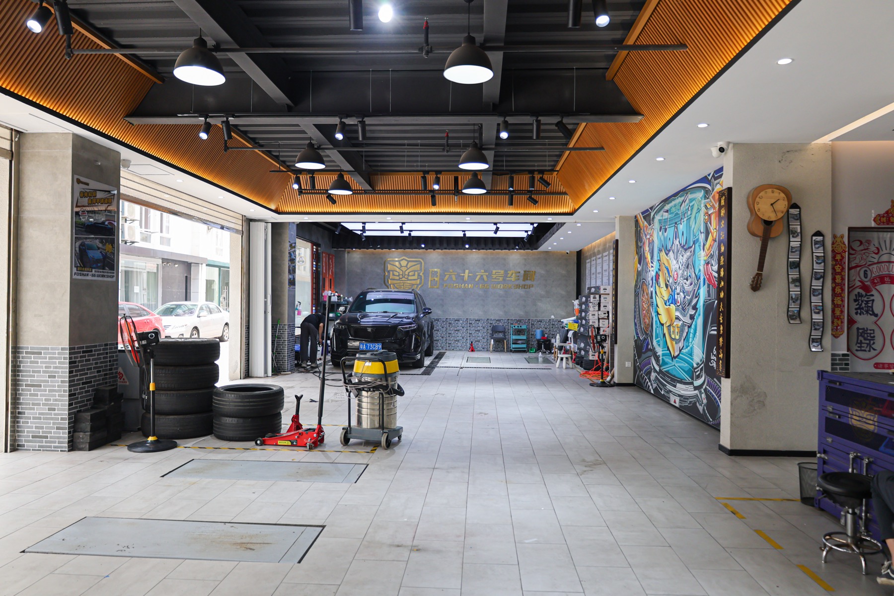 66Workshop 到店沟通与车辆检查区域